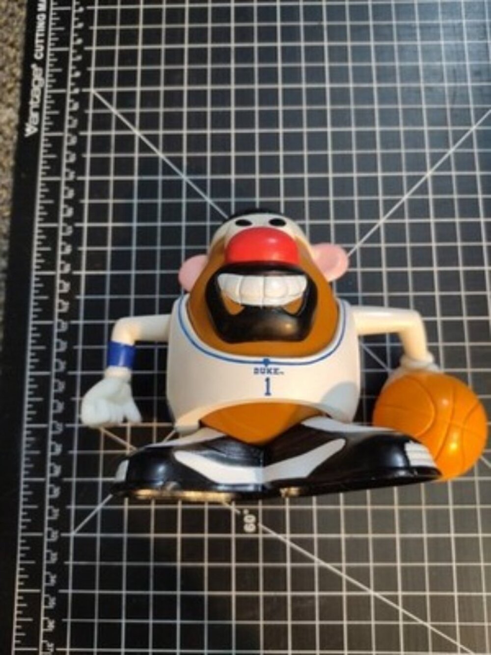 Vintage Duke University ⁿpppMr Potato Head Spud Toy Figure 5” - Picture 5 of 6